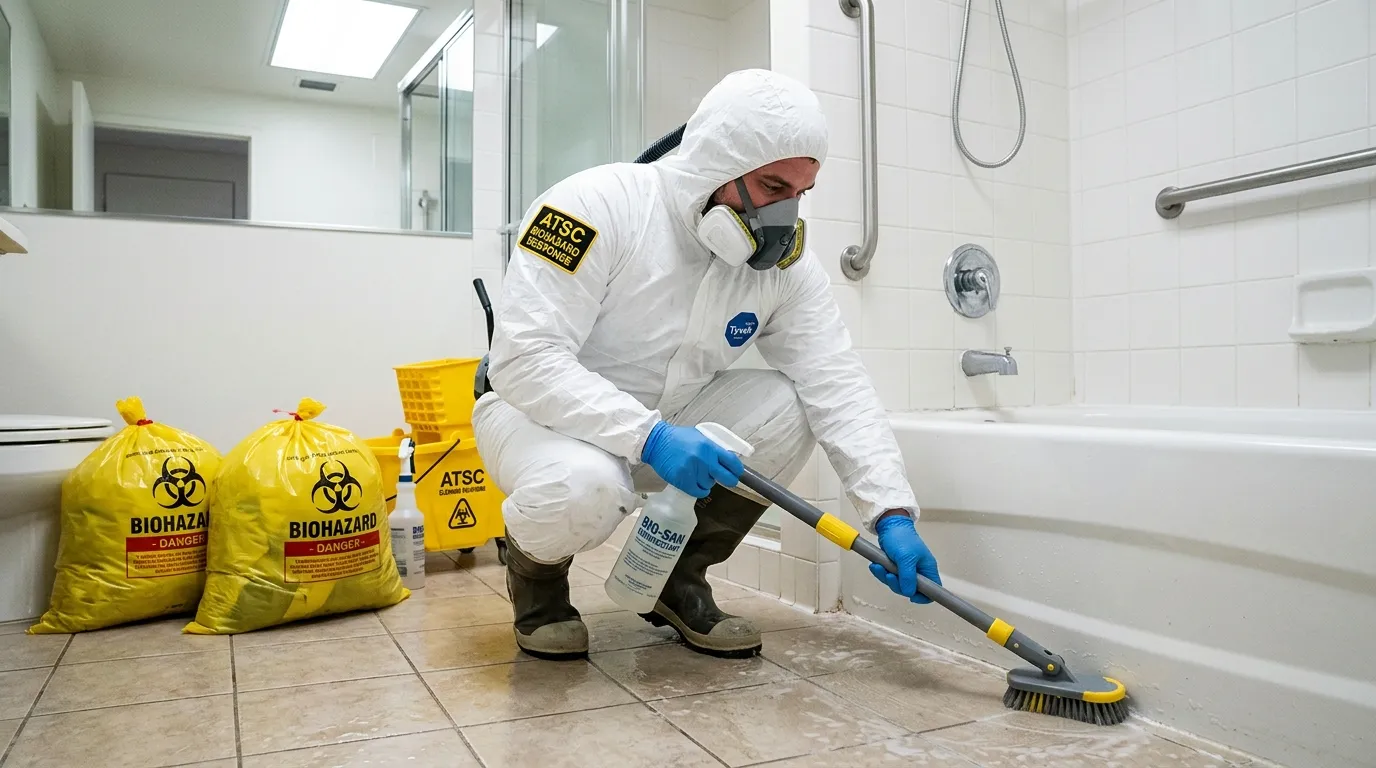 Decontamination equipment deployed for Blood Cleanup in Rolling Meadows